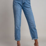 Spodnie jeansowe BAGGY FIT JENNY niebieskie