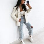 Marynarka damska OLAVOGA VALTAR ECRU