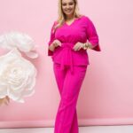 Elegancki komplet LUX Fuksja