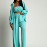 Komplet damski 3-częściowy KIM niebieski