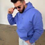 Bluza męska SPECJAL niebieska PRODUKT POLSKI PREMIUM