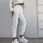 Spodnie dresowe CLASSIC – ecru  PRODUKT POLSKI PREMIUM