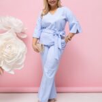 Elegancki komplet LUX błękitny