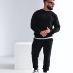 Spodnie dresowe BG BRAND czarne PRODUKT POLSKI PREMIUM