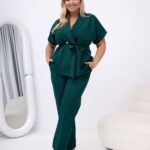 Komplet KSAMIL butelkowa zieleń PRODUKT POLSKI PREMIUM