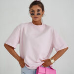 Bluzka MILLA pudrowy róż PRODUKT POLSKI PREMIUM