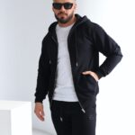 BLUZA MĘSKA BG ZIPPY NA ZAMEK CZARNA PRODUKT POLSKI PREMIUM