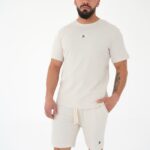 T-SHIRT MĘSKI BG BREEZE BEŻOWY PRODUKT POLSKI PREMIUM
