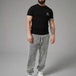 T-SHIRT MĘSKI BG DUST CZARNY