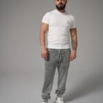 T-SHIRT MĘSKI BG DUST BIAŁY
