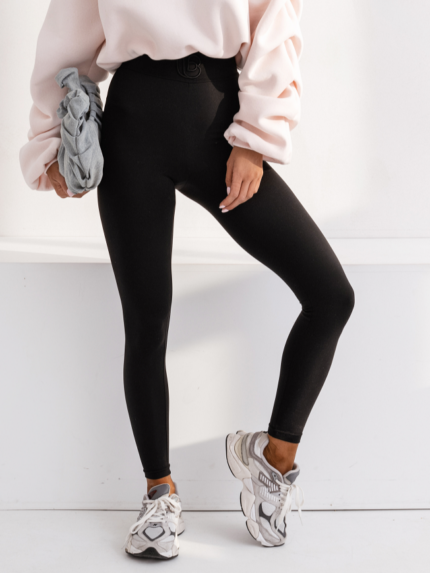 LEGGINSY AVI CZARNE PRODUKT POLSKI PREMIUM